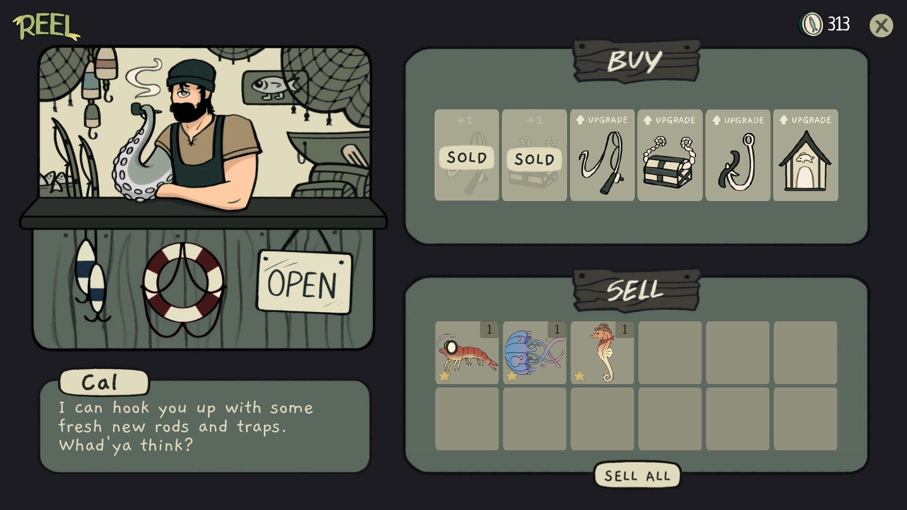 REEL Shop Layout