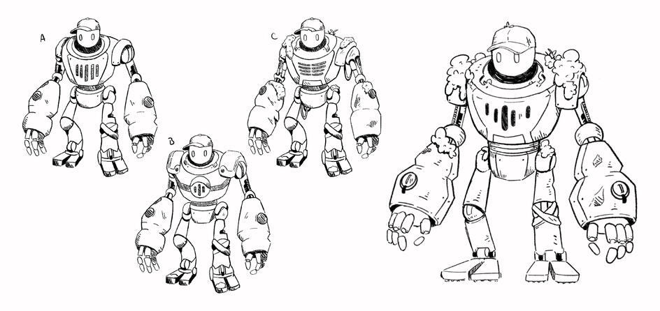 Bot Initial and Finalized Sketches