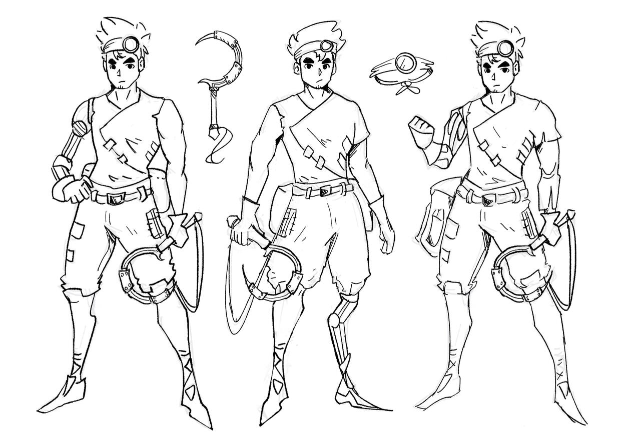 Clay Initial Sketches