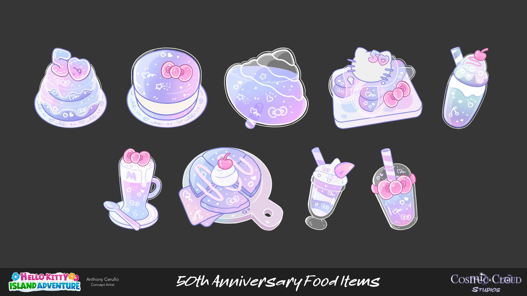 Hello Kitty 50th Anniversary Food Items